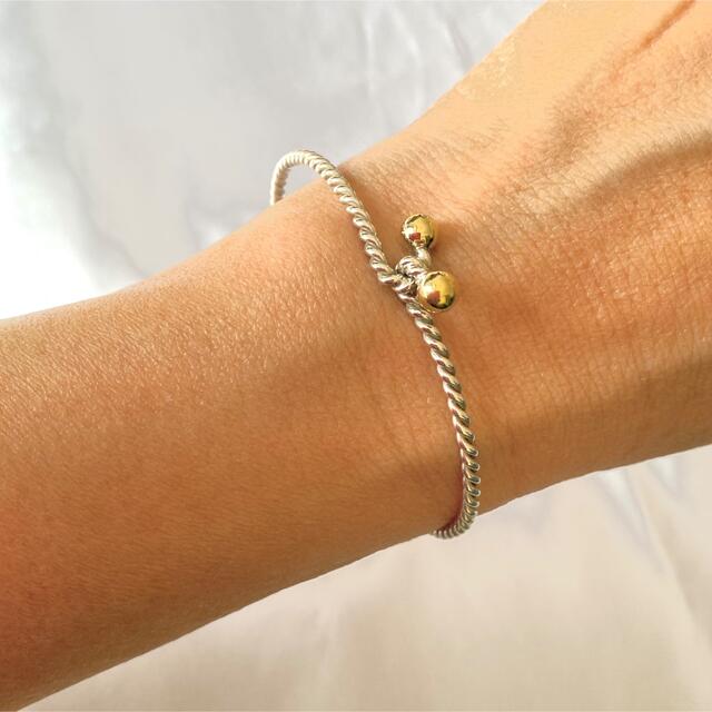 Tiffany & Co.(ティファニー)のTiffany&Co. バングル ブレスレット ティファニー  シルバー K18 レディースのアクセサリー(ブレスレット/バングル)の商品写真