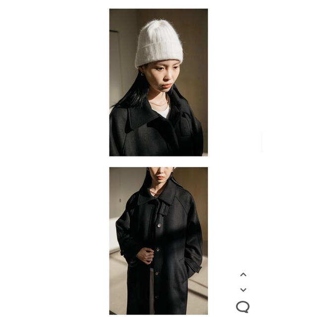 OHOTORO(オオトロ)の新品未使用　ohotoro dublin coat  Black レディースのジャケット/アウター(ロングコート)の商品写真