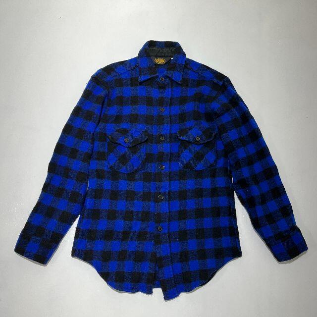 WOOLRICH 90年代 USA製 黒タグ チェック ウールシャツ