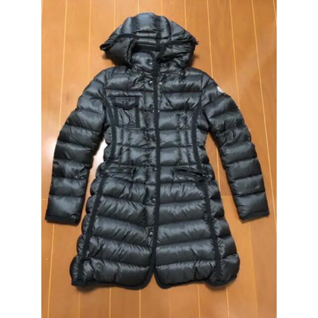 MONCLER(モンクレール)のモンクレール エルミンヌ サイズ1 MONCLER ダウンジャケット ブラウン レディースのジャケット/アウター(ダウンコート)の商品写真