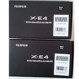 フジフイルム(富士フイルム)のFUJIFILM X-E4 レンズキット　ブラック(ミラーレス一眼)