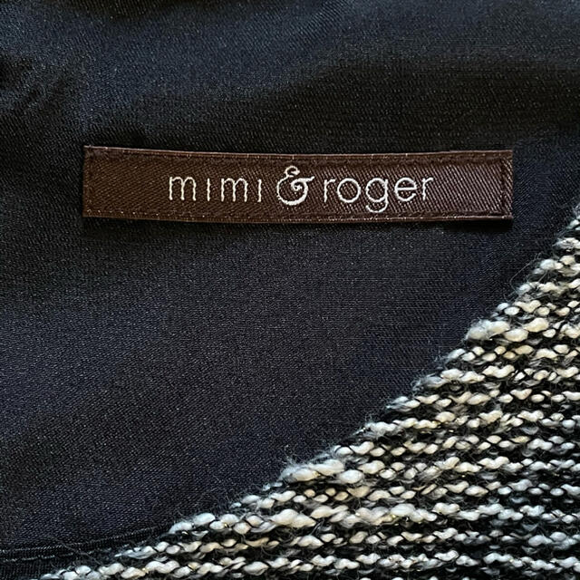 mimi&roger(ミミアンドロジャー)のミミアンドロジャーコットンウール混日本製バックリボンプルオーバー レディースのトップス(シャツ/ブラウス(長袖/七分))の商品写真