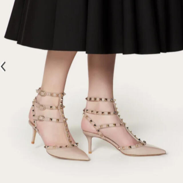 パンプス valentino 34 ピンク QW0S0393の通販 by ベクトル ラクマ店