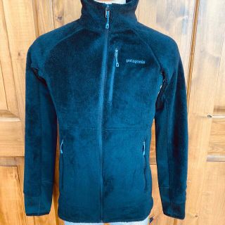 パタゴニア(patagonia)の【美品】パタゴニア　フリースジャケット　ポーラテック　黒　メンズ　ブラック(ニット/セーター)