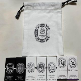 ディプティック(diptyque)のディプティック　巾着　テスター付き(ポーチ)