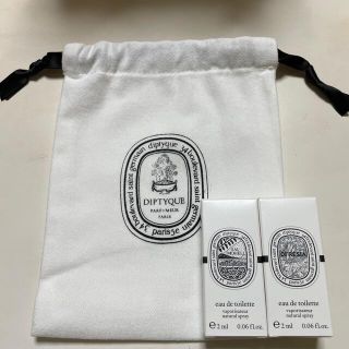 ディプティック(diptyque)のディプティック　巾着　テスター付き(ポーチ)