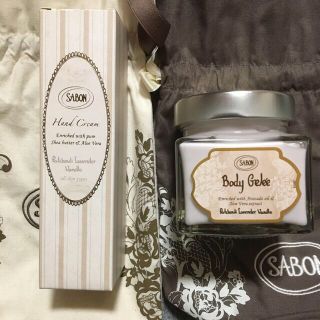 サボン(SABON)のSABON サボン　パチュリラベンダーバニラ　保湿ジェル　ハンドクリーム(ハンドクリーム)