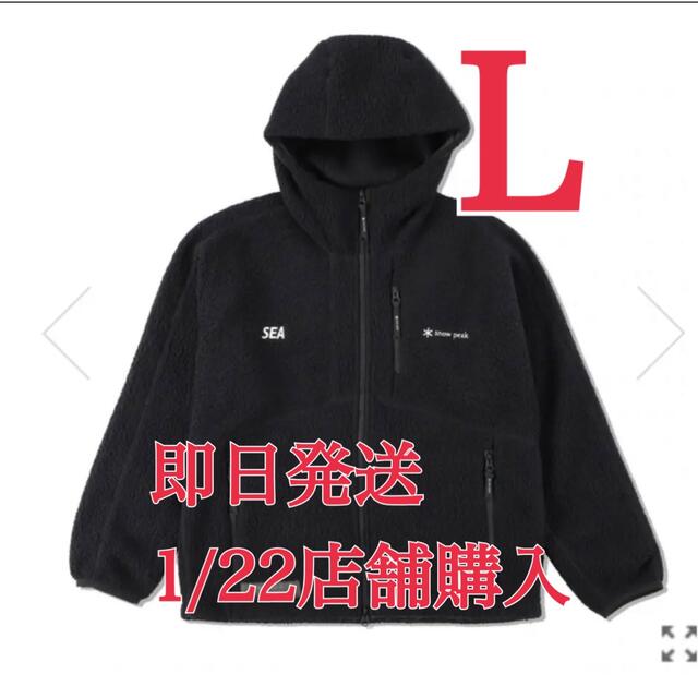 SNOW PEAK WDS BOA FLEECE JACKET BLACK