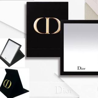 ディオール(Dior)のDior ノベルティ 非売品 ミラー ベロア ブラック (ミラー)