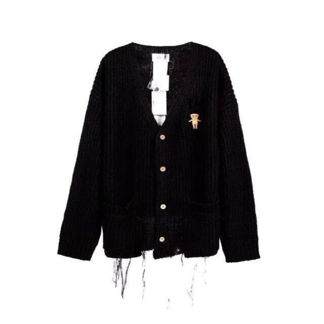 doublet DOLL EMBROIDERY MOHAIR CARDIGAN ブランド品専門の