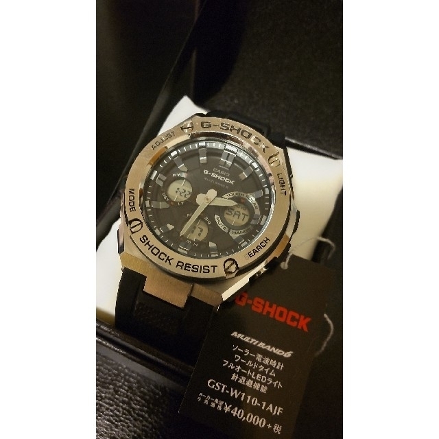 G-SHOCK(ジーショック)のG-SHOCK GST-W110-1AJF　中古品 メンズの時計(腕時計(デジタル))の商品写真