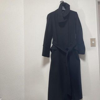 ザラ(ZARA)のZARA★ロングコート黒　美品(ロングコート)