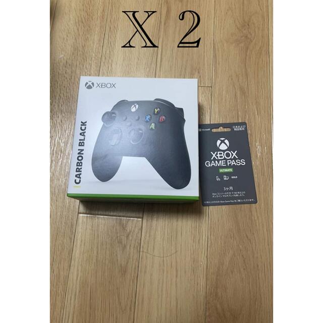 Xbox(エックスボックス)のxbox コントローラー　2点セット エンタメ/ホビーのゲームソフト/ゲーム機本体(家庭用ゲーム機本体)の商品写真