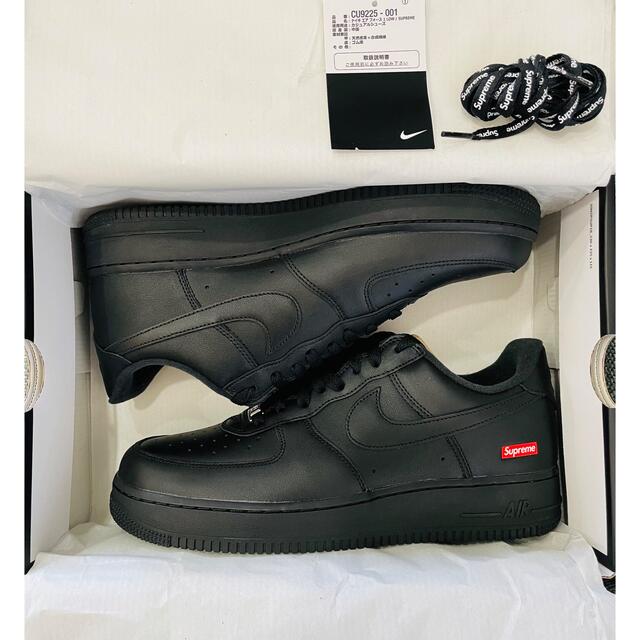 NIKE(ナイキ)の28㎝ Supreme Nike Air Force 1 Low Black 黒 メンズの靴/シューズ(スニーカー)の商品写真