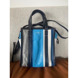 バレンシアガ(Balenciaga)のバレンシアガ　バザールショッパーバッグ　ブルーXS(ショルダーバッグ)