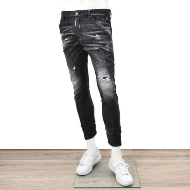 新品 Dsquared2 フロントジップ スリム スケーター 42 18aw