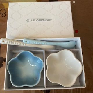 ルクルーゼ(LE CREUSET)のル・クルーゼ　花柄　プレート(食器)