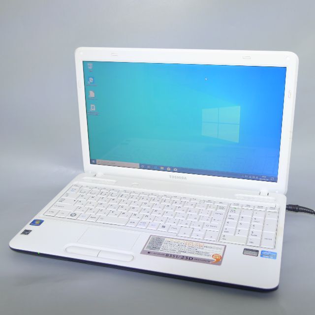 500GB ホワイト ノートPC B351/23D 4GB RW 無線