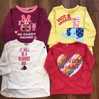 ミキハウス(mikihouse)のミキハウス　ダブルビー　女の子 Tシャツ　まとめ売り　サイズ100(Tシャツ/カットソー)