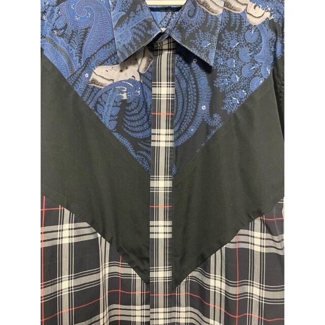 GIVENCHY シャツ ブルー×チェック メンズ 39 Mサイズ | bombaytools.com