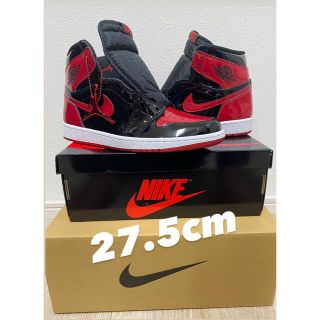 ナイキ(NIKE)のNike Air Jordan 1 High OG パテント ブレッド(スニーカー)