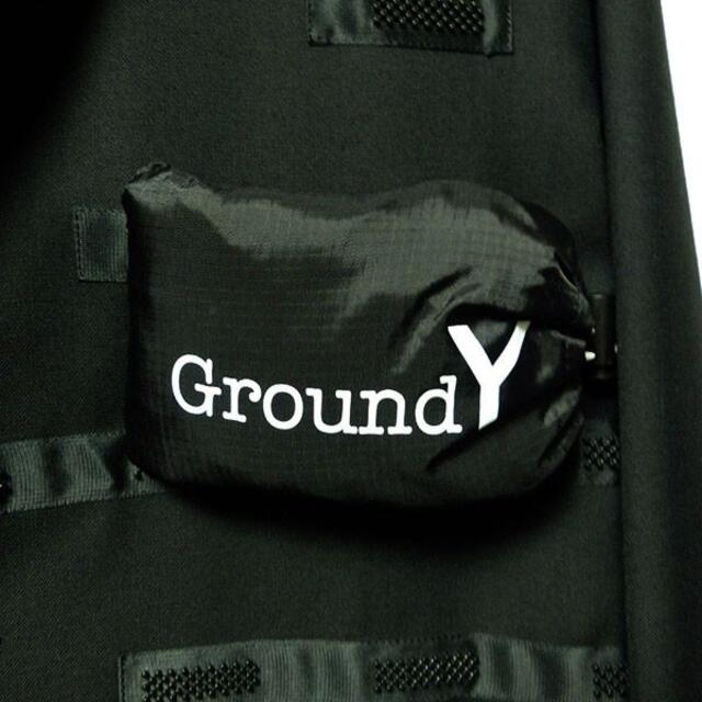 Ground Y Yohji マジックテープ コート ポーチ付き - チェスターコート