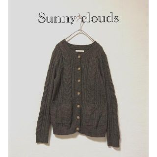 フェリシモ(FELISSIMO)のSunny clouds サニークラウズ　アルパカ混カーディガン(ニット/セーター)