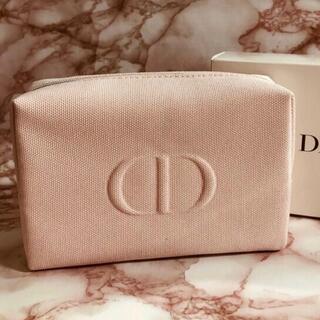 Christian Dior - 【新品】ディオール Dior スクエア型 ピンク 化粧ポーチ 外箱なし 正規品 