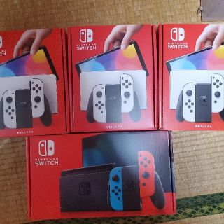 Nintendo Switch　有機EL　ネオン×3 ホワイト×3