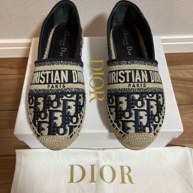 DIOR ディオール　エスパドリーユ　スリッポン　極美品