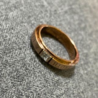 ピンクゴールド　リング💍(リング(指輪))