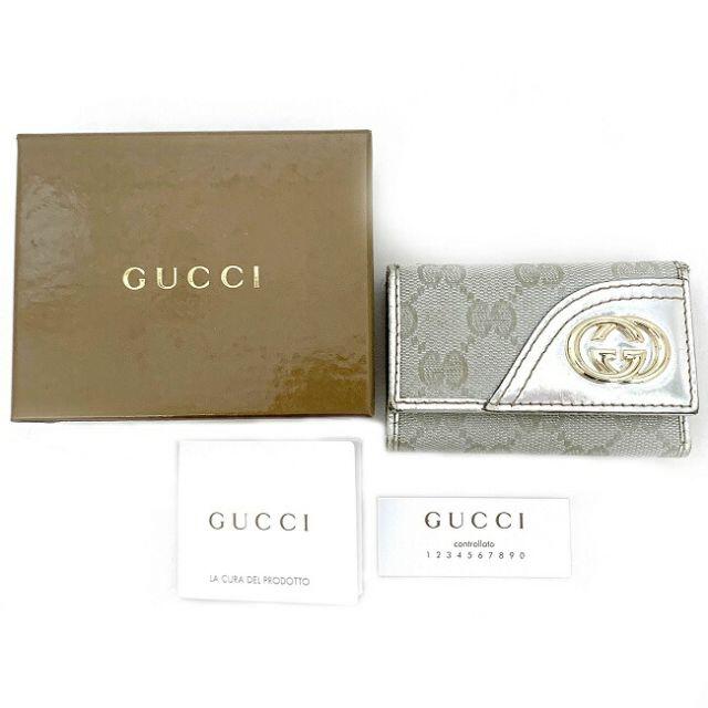 Gucci - グッチ 6連 キーケース シルバー ゴールド レザーの通販 by 【ラクマ公式】フリマハイクラス｜グッチならラクマ