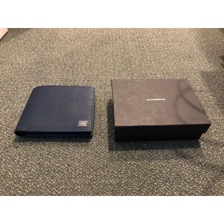 ポーター(PORTER)のPORTER 折りたたみ財布 ネイビー(折り財布)