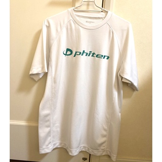 ファイテン 半袖Tシャツ ホワイト/ グリーンラメ Sサイズの通販 by