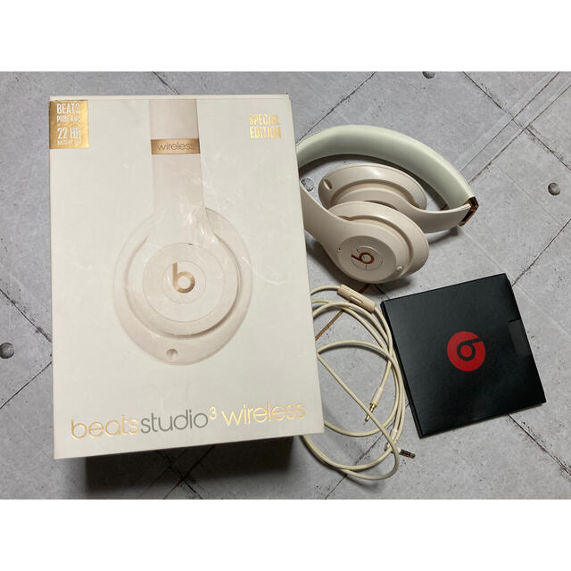 【楽ギフ_包装】 Beats by Dr Dre - [ジャンク品]Beats Studio3  wireless 現状品 ヘッドフォン+イヤフォン