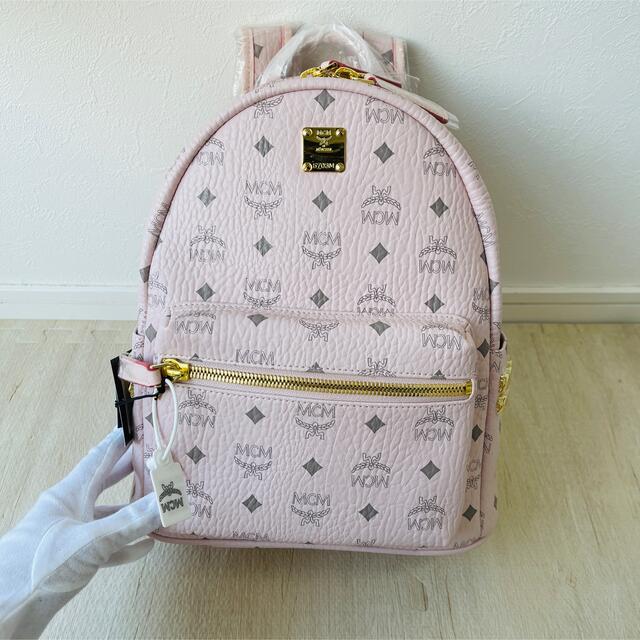 MCM リュック パウダーピンク Sサイズ-
