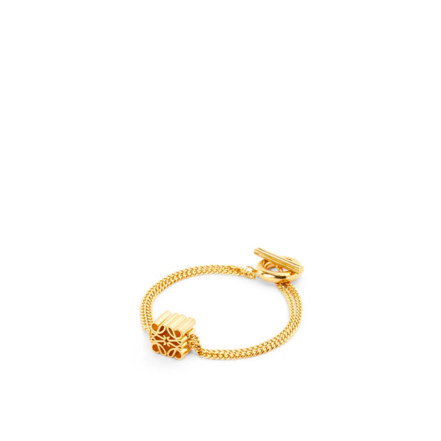 LOEWE - 新品 Loewe ロエベ single anagram bracelet 24kの通販 LOEWE - 新品 Loewe ロエベ single anagram bracelet 24kの通販
