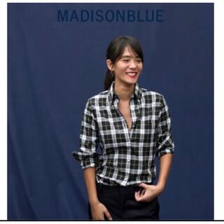 マディソンブルー(MADISONBLUE)の【MADISON BLUE】グラフチェックパターンロングスリーブシャツ(シャツ/ブラウス(長袖/七分))