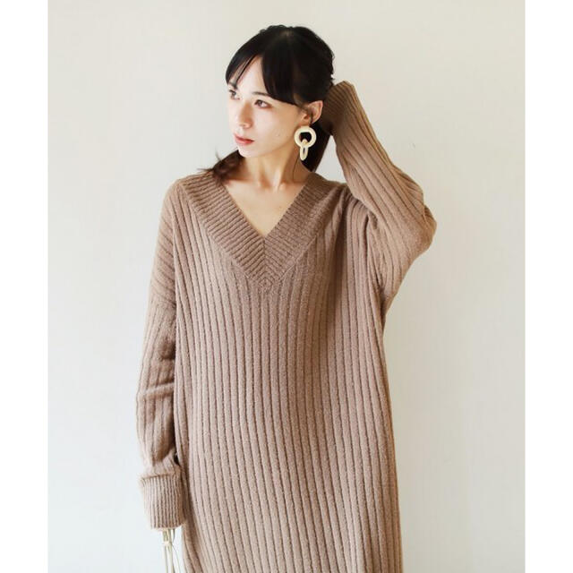 TODAYFUL(トゥデイフル)のTODAYFUL  Soft Ribknit Dress ソフトリブニットドレス レディースのワンピース(ロングワンピース/マキシワンピース)の商品写真