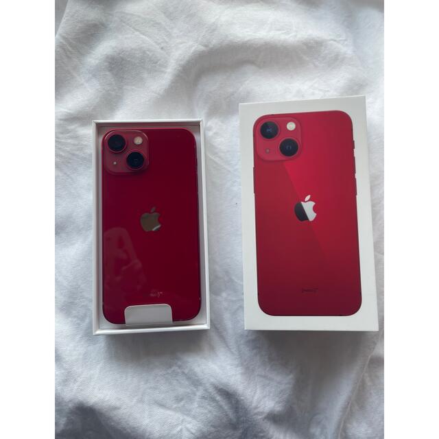 Apple(アップル)の【未使用品】iPhone 13 mini 128GB RED スマホ/家電/カメラのスマートフォン/携帯電話(スマートフォン本体)の商品写真