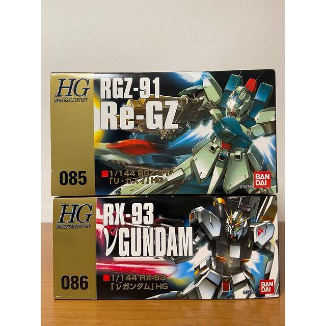 超人気高品質 BANDAI セット ガンプラ νガンダム&Re-GZ - 模型+