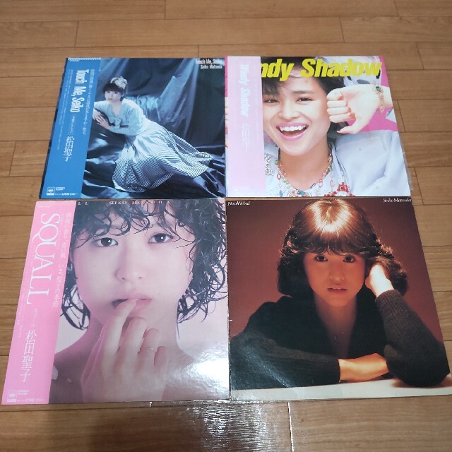松田聖子　LPレコード　4枚　まとめ　セット　昭和レトロ
