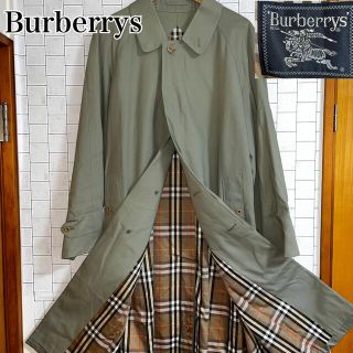 バーバリー(BURBERRY)の【美品】70-90年代 Burberrysバーバリーズ　比翼ステンカラーコート(ステンカラーコート)