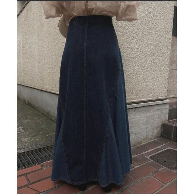 Ameri VINTAGE(アメリヴィンテージ)の【タグ付】AMERI JAPAN DENIM TWIN FLARE SKIRT レディースのスカート(ロングスカート)の商品写真