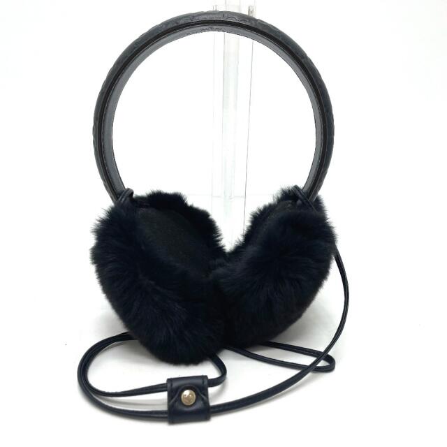 グッチ GUCCI ファー モコモコ 245929 GG ロゴ 耳あて イヤーマフ