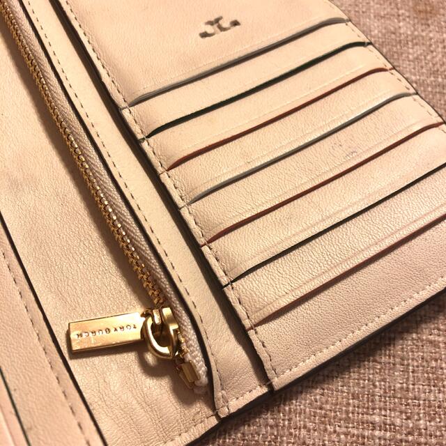 美品 TORY BURCH トリーバーチ 長財布 白 ジッパー レザー レア