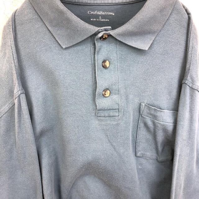 希少 90s クロフト&バローポロシャツ ビッグシルエット 美品 メンズのトップス(ポロシャツ)の商品写真