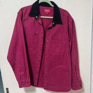 シュプリーム(Supreme)のsupreme script canvas snap shirt(シャツ)