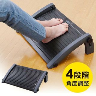 ラクマニア様専用【美品】フットレスト 4段階角度調整 サンワサプライ(その他)