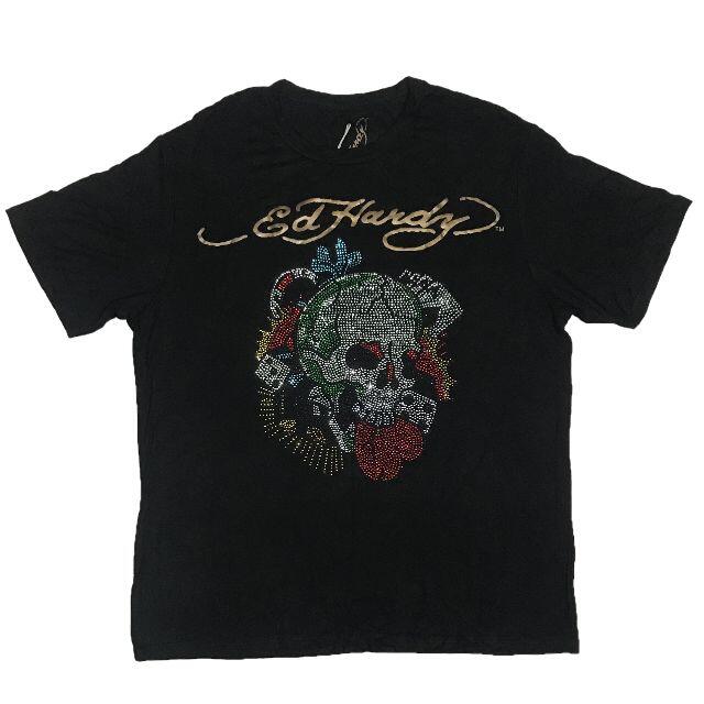 Ed Hardy(エドハーディー)のエド・ハーディ タイガー ストーン Tシャツ ブラック L メンズのトップス(Tシャツ/カットソー(半袖/袖なし))の商品写真